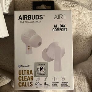 AirBuds True Wireless Earbuds - White NIB